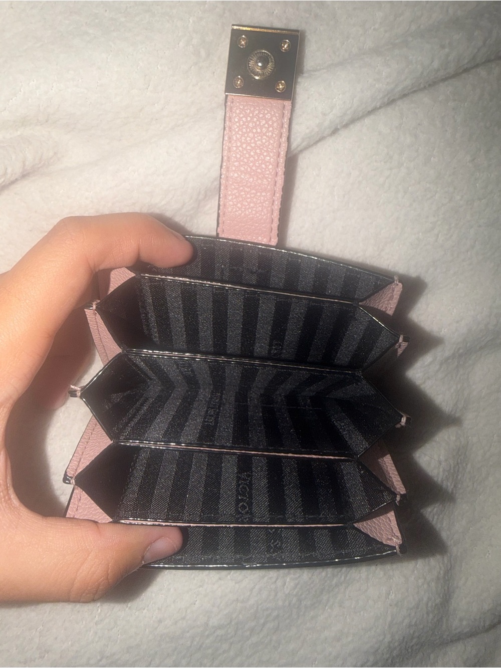 Pink & Gold Victoria’s Secret Leather Wallet - Picture 5 of 5